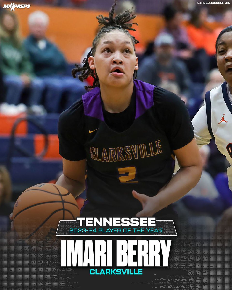 Congrats to our 2024 McDonalds All American @BerryImari on winning Tennessee @MaxPreps player of the year /// #SolUnited