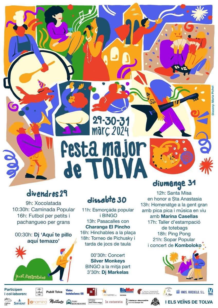puertatras's tweet photo. Festa de Tolva. Deja las procesiones y ven a la txaranga.

El cartel es una maravilla de la maravillosa @Socioloca2 https://t.co/z7pmEPdixF
