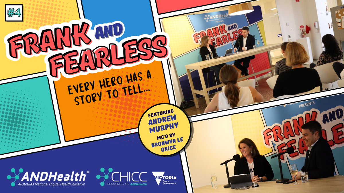 ANDHealth (@andhealthau) on Twitter photo And just like that, another Frank and Fearless session is done and dusted! 🦸♂️ This fourth session featured an insightful interview between our CEO, <a href="/Bron_LeGrice/">Bronwyn Le Grice</a>, and our international guest, Andrew Murphy. A big thank you to Andrew for sharing his journey with us! And just like that, another Frank and Fearless session is done and dusted! 🦸♂️ This fourth session featured an insightful interview between our CEO, <a href="/Bron_LeGrice/">Bronwyn Le Grice</a>, and our international guest, Andrew Murphy. A big thank you to Andrew for sharing his journey with us!