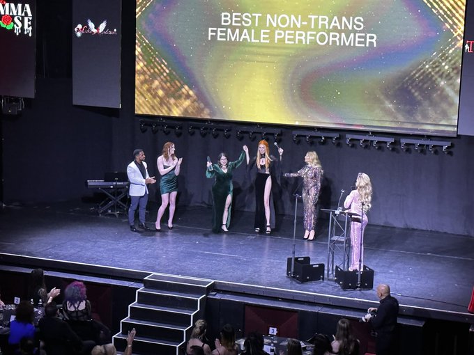 I am so honored to have won Best Non-Trans Female Performer last night at @TGEroticaAwards alongside<a href="/tag/clip"class="tags"><span>#clip</span></a>