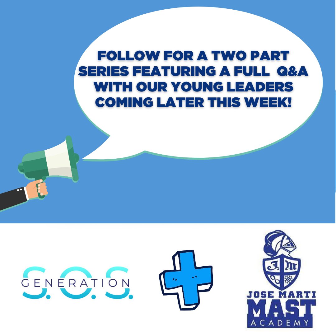 generationsosus's tweet image. High school sophomores, Liz &amp;amp; Mia, stand together united in their fight against the opioid crisis.

Inspired by the S.O.S. speakers they joined forces to bring a club to their school. ️

Follow us for this series about this Generation S.O.S. club and its leaders.