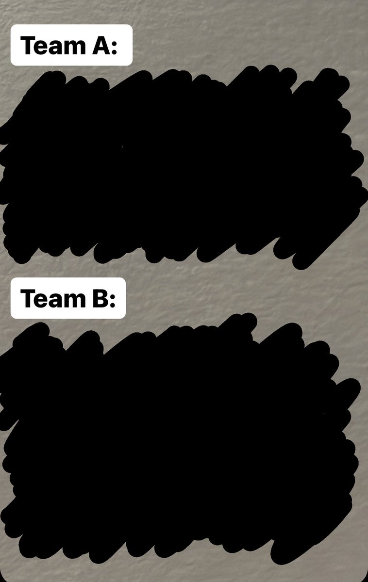Blind resume time!! 

Which team do you think gets in?