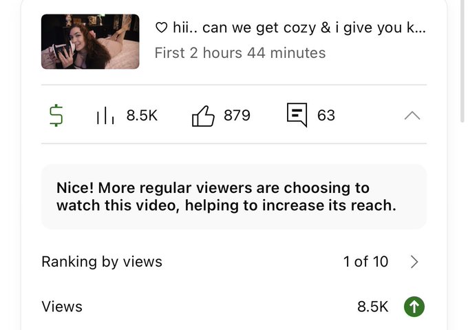 it&rsquo;s nice to see a video hit 1 out of 10! 😂 woo! https://t.co/6LP0xEn2Jl<a href="/tag/asmr"class="tags"><span>#asmr</span></a><a href="/tag/asmrtingles"class="tags"><span>#asmrtingles</span></a>
