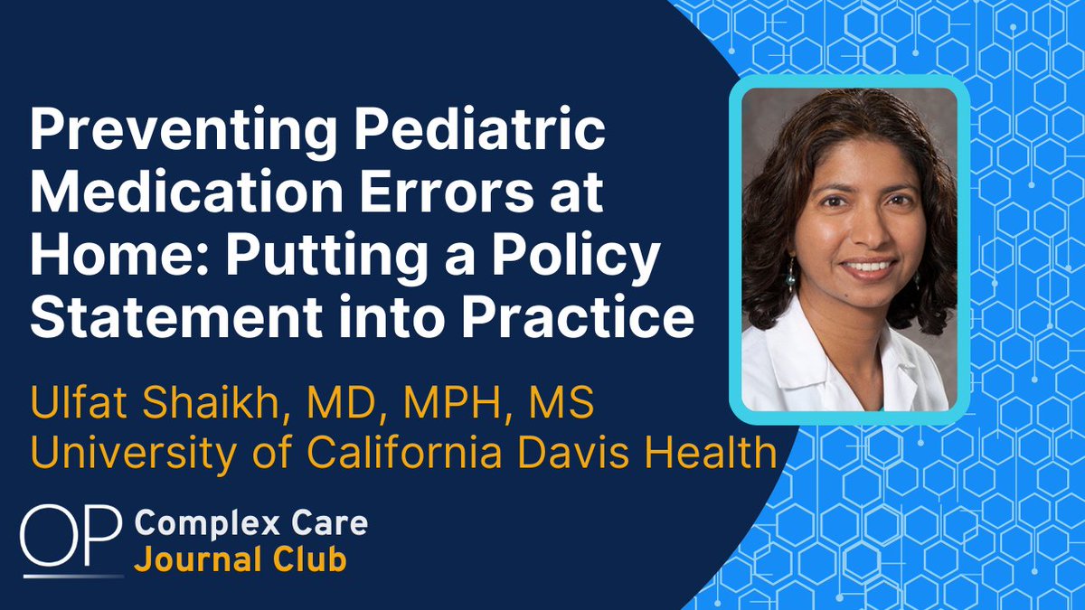 UCDavisChildren's tweet photo. .@Ulfat_Shaikh was a guest this month on the Complex Care Journal Club Podcast, a monthly series hosted by pediatricians who care for children with medical complexity. Listen: https://t.co/J7zsRhhBcb https://t.co/5pv8oCqEQF