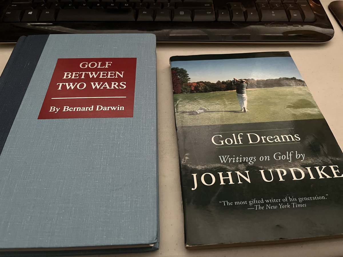 JY_643GDP's tweet photo. It was another great mail day. I owe a debt of gratitude to @SProctorGolf and @JimHHartsell, cohosts of The Duffer’s Literary Companion, for helping me build out my golf library (and Scotch collection), #weedram https://t.co/7PPqrKyrHn