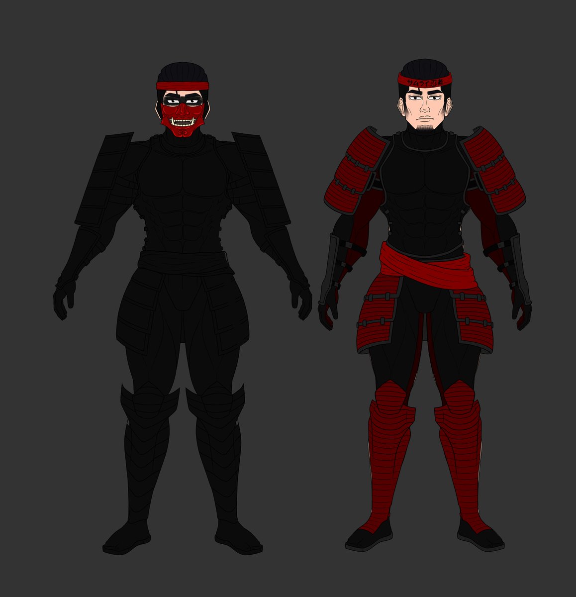 And here's a kind of Failed Re-Design sheet of Hajime/Samurai Ninja, the hero Suit's of samurai ninja I really hate and I don't like the basic pose I made for him. but here's the first Pic of him without his hero suit or any clothing and on what his body looks like.