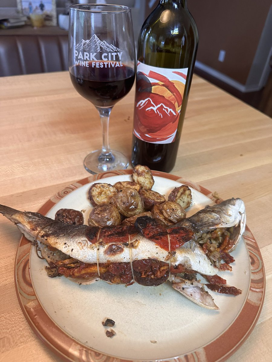 Branzino and Montepulciano both end in “no” so they have to go together, right? Right?