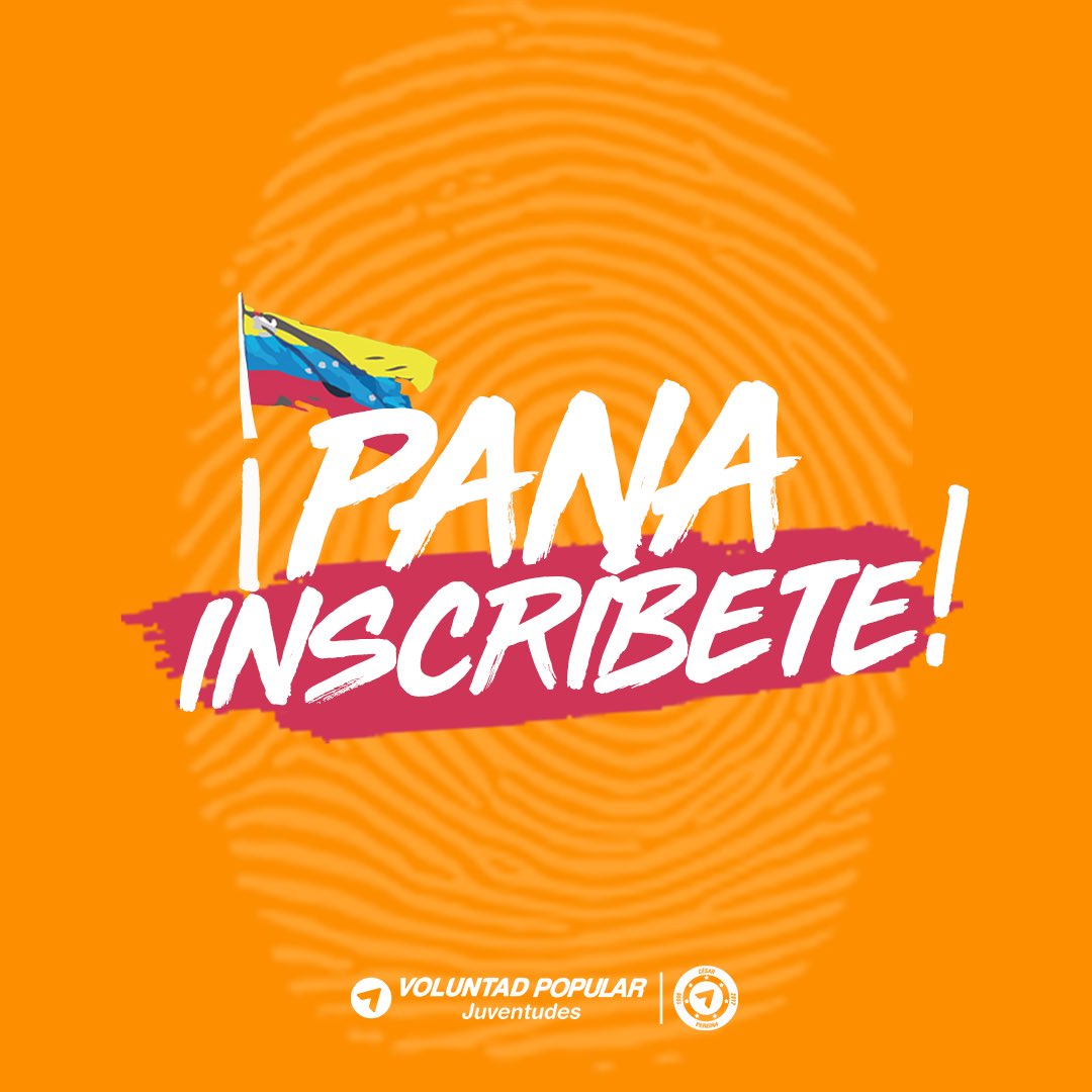 VoluntadPopular's tweet photo. Epa, pana ¡Inscríbete!

Lo único que necesitas es: 

✅ Ser mayor de edad (+18).
✅ Tener cédula de identidad.
✅ Dirigirte a la Sede Regional del CNE de tu estado.

El proceso es fácil y sencillo, tienes el poder de decidir tu presente y futuro.

Recuerda que tienes hasta el 16 de abril para inscribirte, y poder ejercer tu derecho al voto en estas elecciones presidenciales del 2024.

Inscríbete, vota y sé parte de este hecho histórico. ¡Vamos a ganar!🇻🇪

#PanaInscríbete 🤟🏽