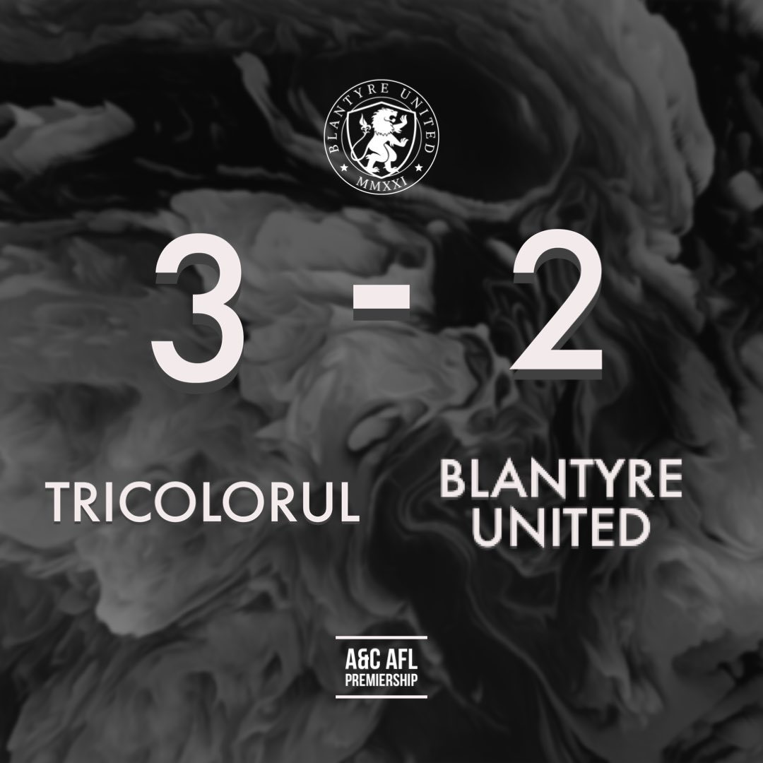 BLANTYRE UNITED 2-3 TRICOLORUL⚽️

Thread⬇️