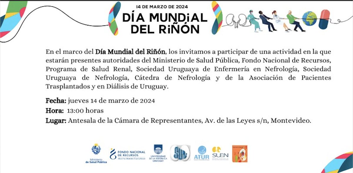 Sociedad Uruguaya de Nefrología (@sunuruguay) on Twitter photo 