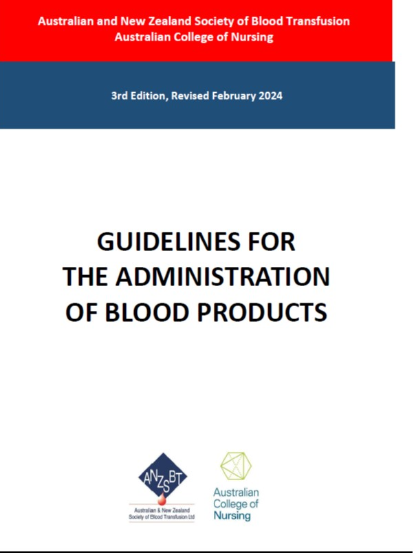 Minor update to Blood Administration Guidelines▶️ 

anzsbt.org.au/news/minor-rev…