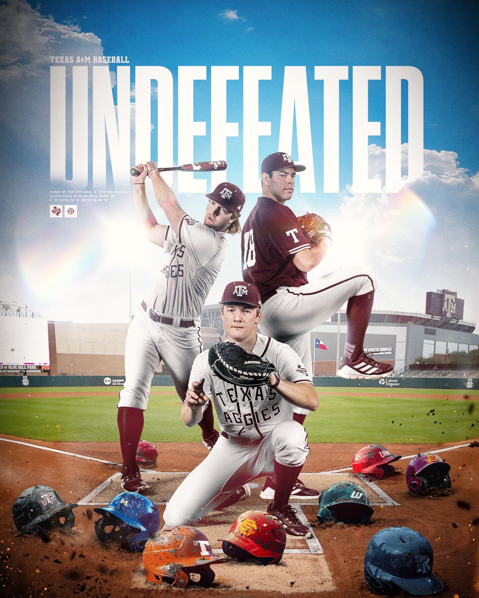 1️⃣ of 2️⃣ still perfect 👍

#GigEm
