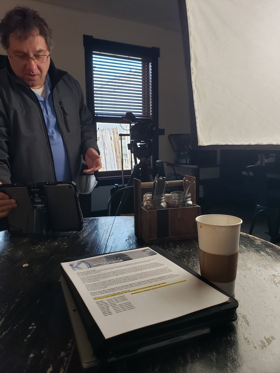 Camera crew setting up for excellent day shooting promo video for <a href="/whitewaterwigov/">City of Whitewater</a> 

#VideoMarketing 
<a href="/WhitewaterIC/">Innovation Center</a> 
<a href="/VisitWhitewater/">Discover Whitewater Tourism</a>