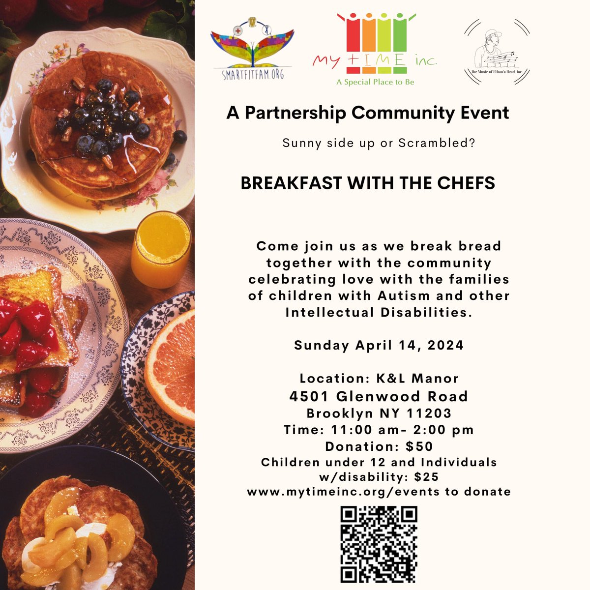 Join us for breakfast while supporting a worthy cause #mtiparentsupport