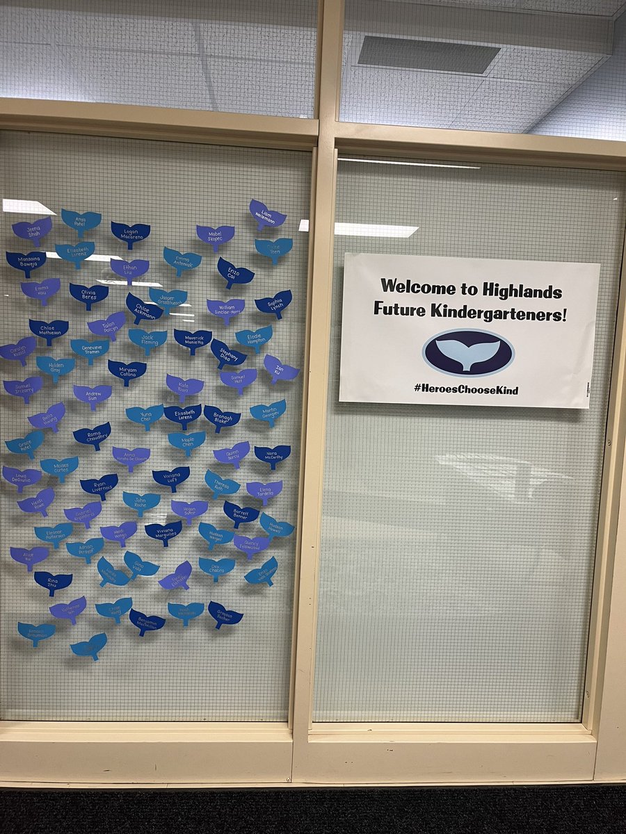 We welcomed our newest Highlands Heroes today! I cannot wait to get to know them! 💙🐳💙