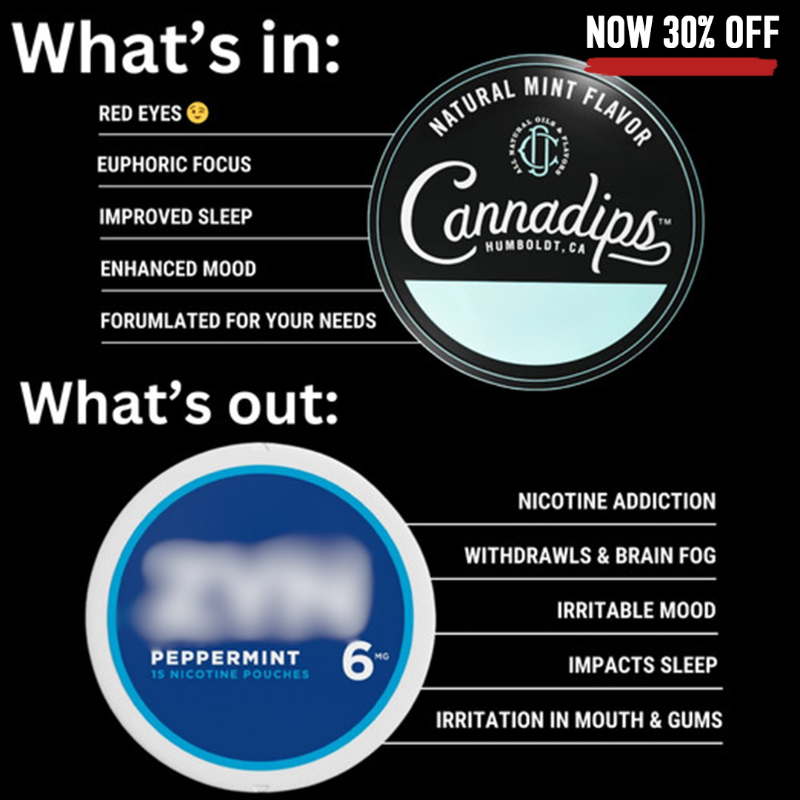 cannadips's tweet photo. Kick the bad stuff