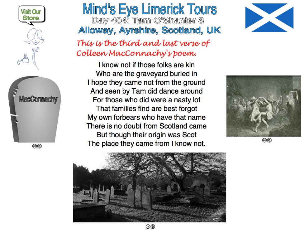 #Limerick #entertainment #humor #TamoShanter #Alloway #Ayrshire #nanny #cuttysark #kirk #fun zazzle.com/store/mindseye…