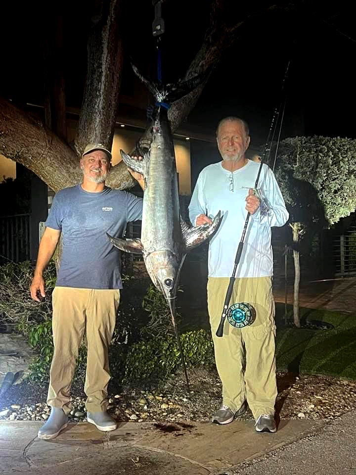 On 3/9/24, IGFA Chairman Roy Cronacher landed this 26.90-kilogram (59-pound, 5-ounce) swordfish on fly to potentially set the IGFA Men’s 10-kg (20 lb) Tippet Class World Record for the species. This record is currently pending and under review.