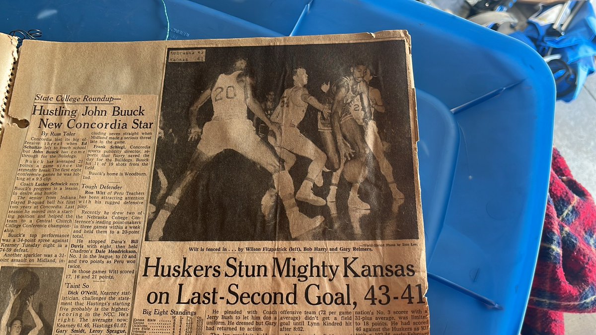 Bart (@bugahabart) on Twitter photo .<a href="/HuskerMBB/">Nebraska Men's Basketball</a> Hey. Found this in an OLD scrapbook from my dad. If THAT team could do it - you guys CERTAINLY can!!! #GBR #Huskers .<a href="/HuskerMBB/">Nebraska Men's Basketball</a> Hey. Found this in an OLD scrapbook from my dad. If THAT team could do it - you guys CERTAINLY can!!! #GBR #Huskers