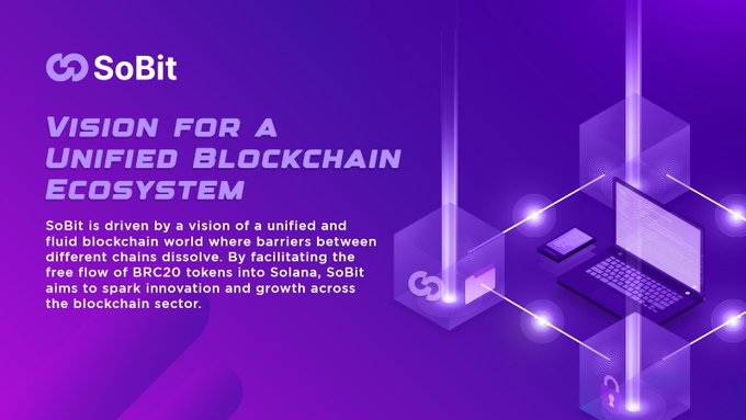 Sobit_Bridge_'s tweet photo. ⚡️Embracing a unified blockchain future! SoBit's vision revolves around breaking barriers and fostering innovation.

🌉The seamless flow of #BRC20 tokens into Solana paves the way for a dynamic and interconnected blockchain ecosystem.

#Blockchain #SoBit #Solana #SoBitBridge https://t.co/WX8FVMXv27