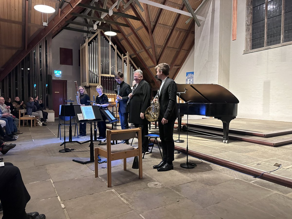 jamesdayuk's tweet photo. In awe of tonight’s musicians: thank you @ndanielmusic @bengoldscheider @WatkinsHuw @alliedaniel_ and Joy, Sarah and Tom. Such a fun and dramatic programme. https://t.co/esj0RuZrq2