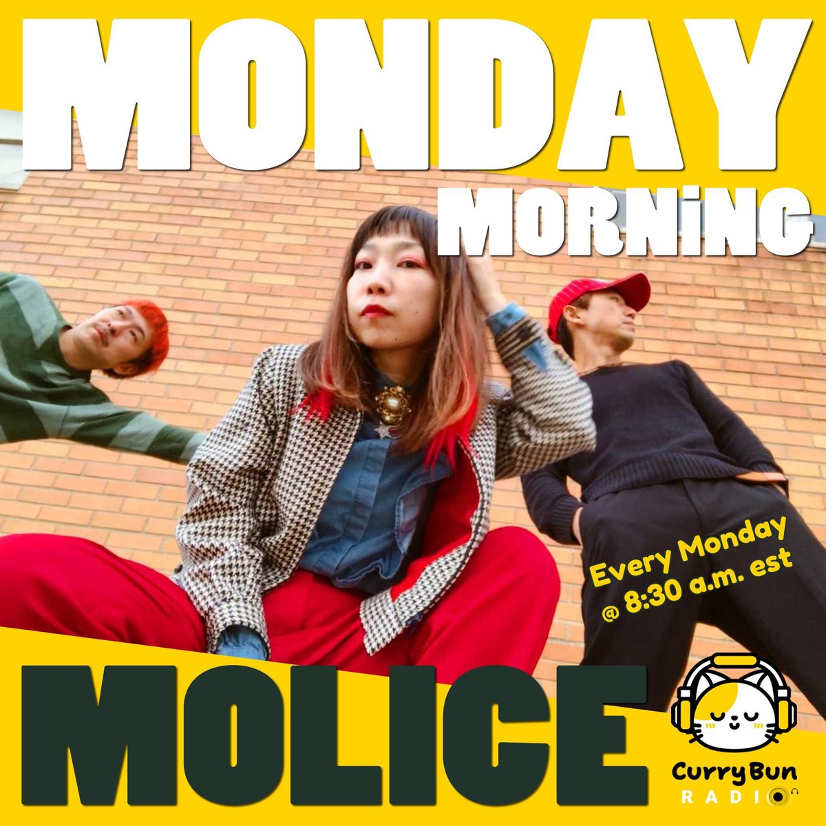 currybun.net/mmm
They're BACK baby! 
Catch the Monday Morning Molice on the flipside @ 8:30pm EST
Every Monday's @ 8:30 & 20:30 EST -22:30 & Tue. 10:30 JST
#themolice #Japanese #rock #dancecore #postpunk #feakenawesome on #currybunradio