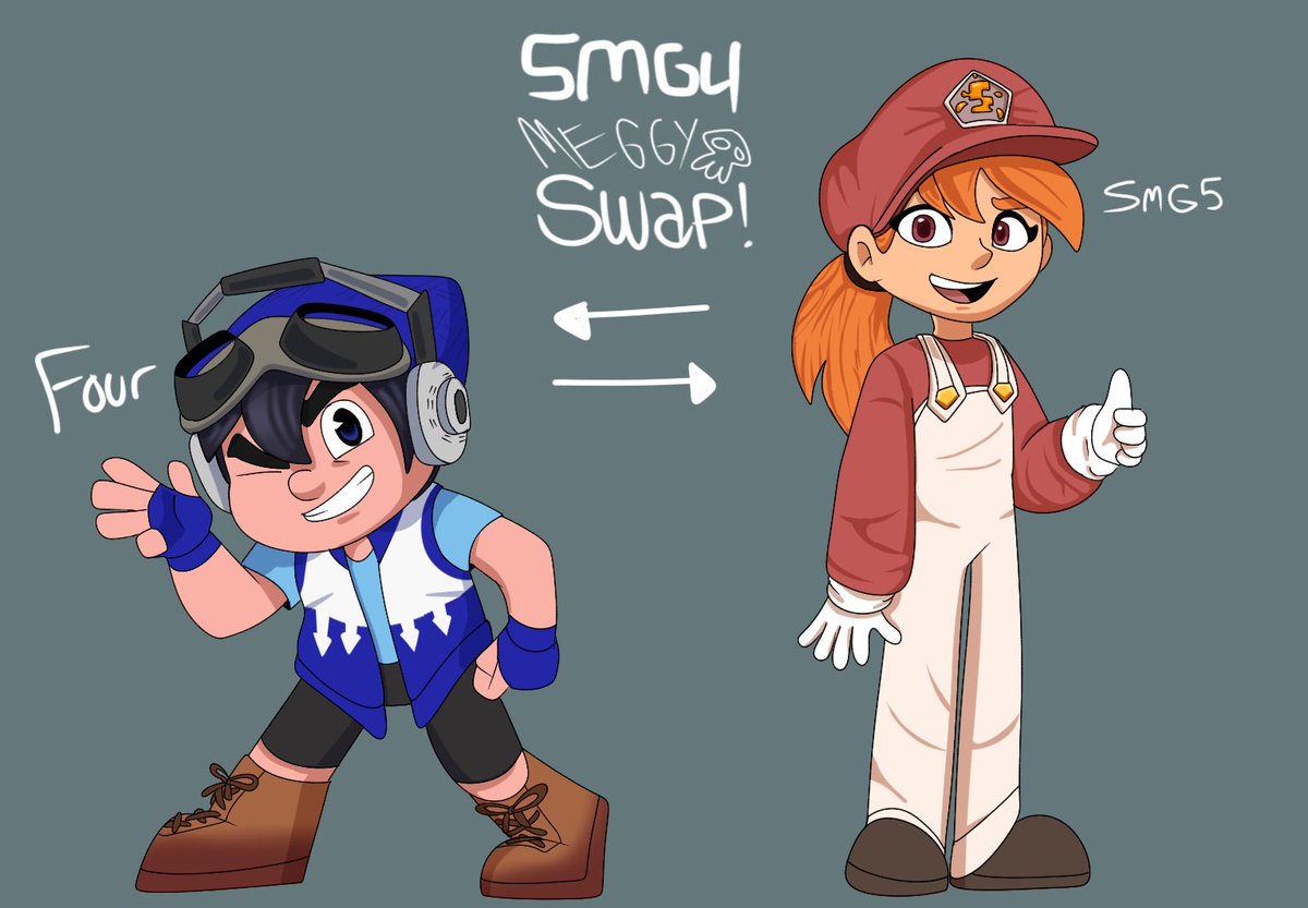 It’s them! #SMG4 #Smg34 #smg4fanart #MeggySpletzer #smg4meggy