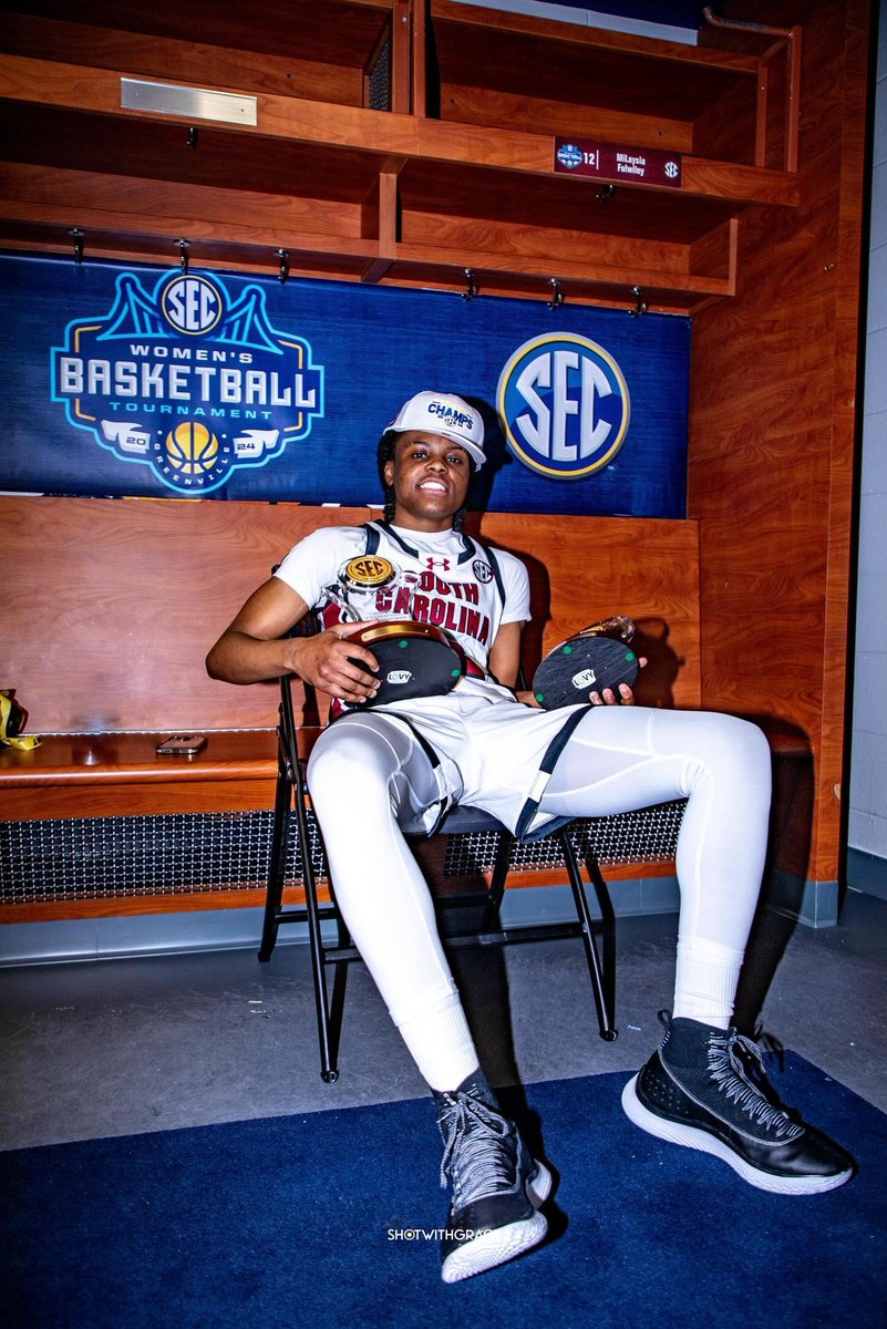 CGHRMedia (@cghrmedia) on Twitter photo 🏀 #CGHRMedia
SOUTH CAROLINA
<a href="/SEC/">Southeastern Conference</a> WBB CHAMPIONSHIP
✅️ - TOURNAMENT MVP
✅️ - ALL TOURNAMENT TEAM
24 pts | 2 Ast | 2 Stl | 4 - 3Ptrs
<a href="/GamecockWBB/">South Carolina Women's Basketball</a> - Guard - Milaysia Fulwiley <a href="/laywitdabutter/">Milaysia Fulwiley</a>
#DaFuture #SCBallers
📸 - <a href="/shotwithgrace/">Grace Sorrells</a>
#CarolinaGirlsHoopsReport 🏀 #CGHRMedia
SOUTH CAROLINA
<a href="/SEC/">Southeastern Conference</a> WBB CHAMPIONSHIP
✅️ - TOURNAMENT MVP
✅️ - ALL TOURNAMENT TEAM
24 pts | 2 Ast | 2 Stl | 4 - 3Ptrs
<a href="/GamecockWBB/">South Carolina Women's Basketball</a> - Guard - Milaysia Fulwiley <a href="/laywitdabutter/">Milaysia Fulwiley</a>
#DaFuture #SCBallers
📸 - <a href="/shotwithgrace/">Grace Sorrells</a>
#CarolinaGirlsHoopsReport