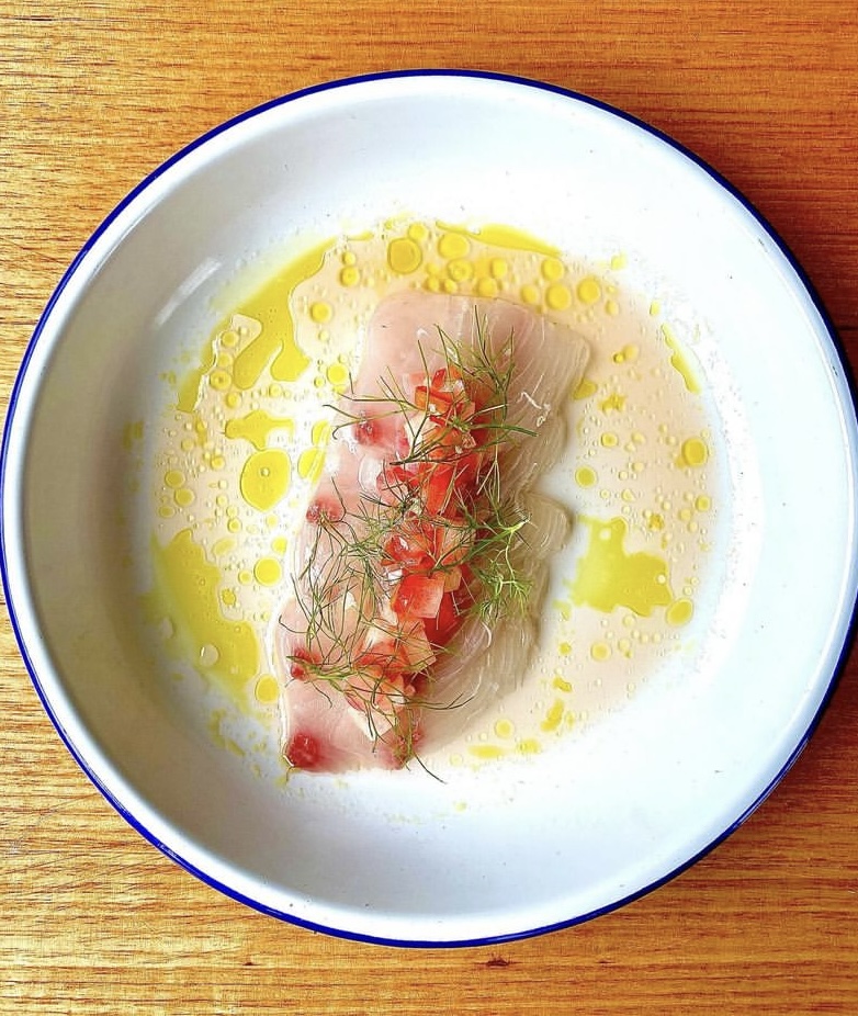 Perfect for a sunny day!

Fresh Spencer Gulf Kingfish from South Australia 🐟
w/ pickled blood plum 🫶🏽 by Fisho's Torquay 💥

Tastes like summer… ☀️ 🐠 🥂