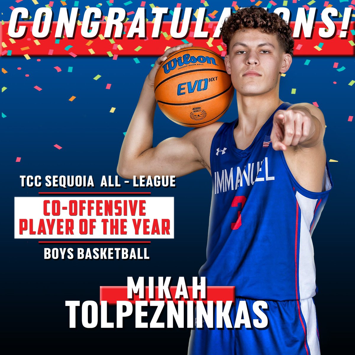 IHSNation's tweet photo. Congrats to Mikah Tolpezninkas on being named the Co-Offensive Player of the Year! Much deserved recognition. For this young man after an injury incredible senior season!
#GoEagles https://t.co/6zSvXIirhF