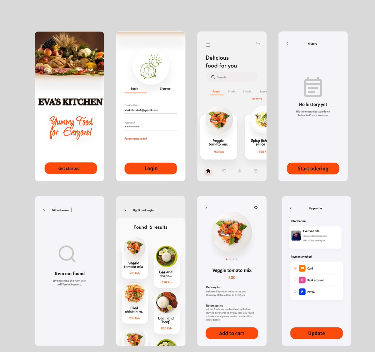 BalogunO297566's tweet photo. Redesign of a kitchen mobile app (UI/UX Design)
#figma #mobileapp #uiuxdesign #UserExperience #uxdesign  #Website #prototype #animation #BusinessStrategy #businesowner #BusinessStrategy #BusinessSolutions @DMVFollowers @Highlights https://t.co/AhSDe3wYNL