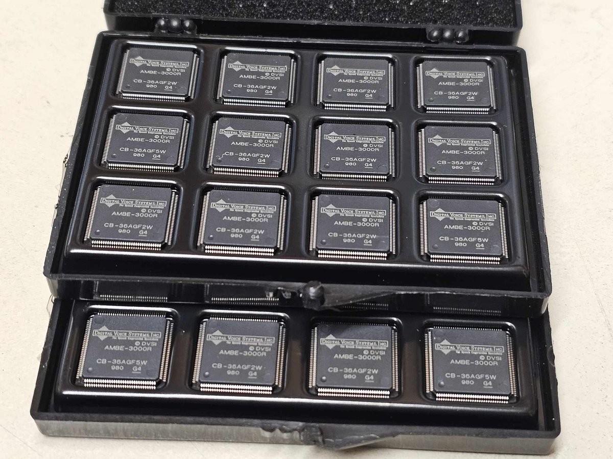 Finished the Quad-AMBE3000 board for use transcribing digital voice modes or decoding for WebSDR receivers.

Project design can be found here: github.com/m1geo/Quad-AMB…

#hamr #hamradio #ambe #dvsi