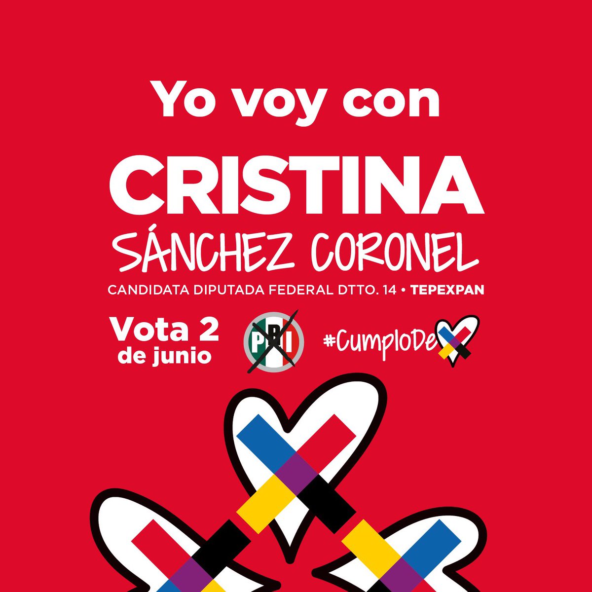 CristinaSanCol1's tweet photo. Quiero pedir su apoyo y confianza a nuestras aliadas y aliados para seguir #CumpliendoDe🩷 y lograr grandes cosas para nuestro #DistritoFederal14.

Juntas y juntos vamos a defender nuestra región de Morena que solo busca hacerle daño. https://t.co/HadKFQ2LR6
