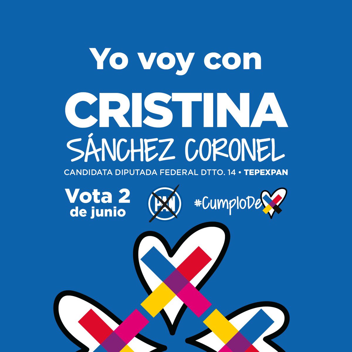 CristinaSanCol1's tweet photo. Quiero pedir su apoyo y confianza a nuestras aliadas y aliados para seguir #CumpliendoDe🩷 y lograr grandes cosas para nuestro #DistritoFederal14.

Juntas y juntos vamos a defender nuestra región de Morena que solo busca hacerle daño. https://t.co/HadKFQ2LR6