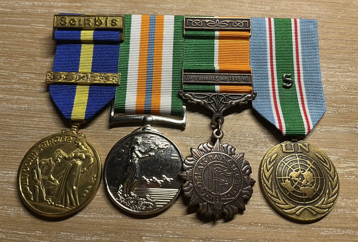 IrishMedalMount's tweet photo. A few sets of medals completed today. 

I really do take the responsibility that people place in me, to mount their medals to the highest standard, very seriously. 

Medals represent a persons achievements, sacrifices and life.

Always wear them with pride..✌🏻 https://t.co/8Xh6e6uyh6