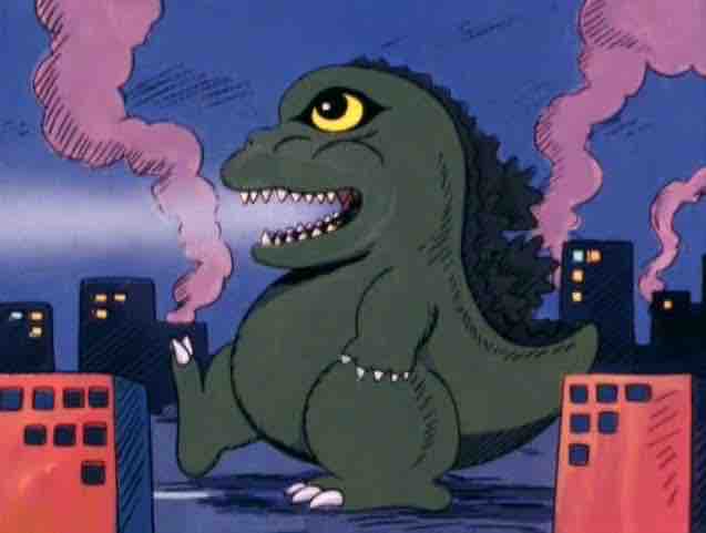 caligramabooks's tweet photo. La cara de la maestra de historia me hace pensar que no ganó  su película favorita…
#DrSlump #Arale #Godzilla https://t.co/XcCr8WKDn0