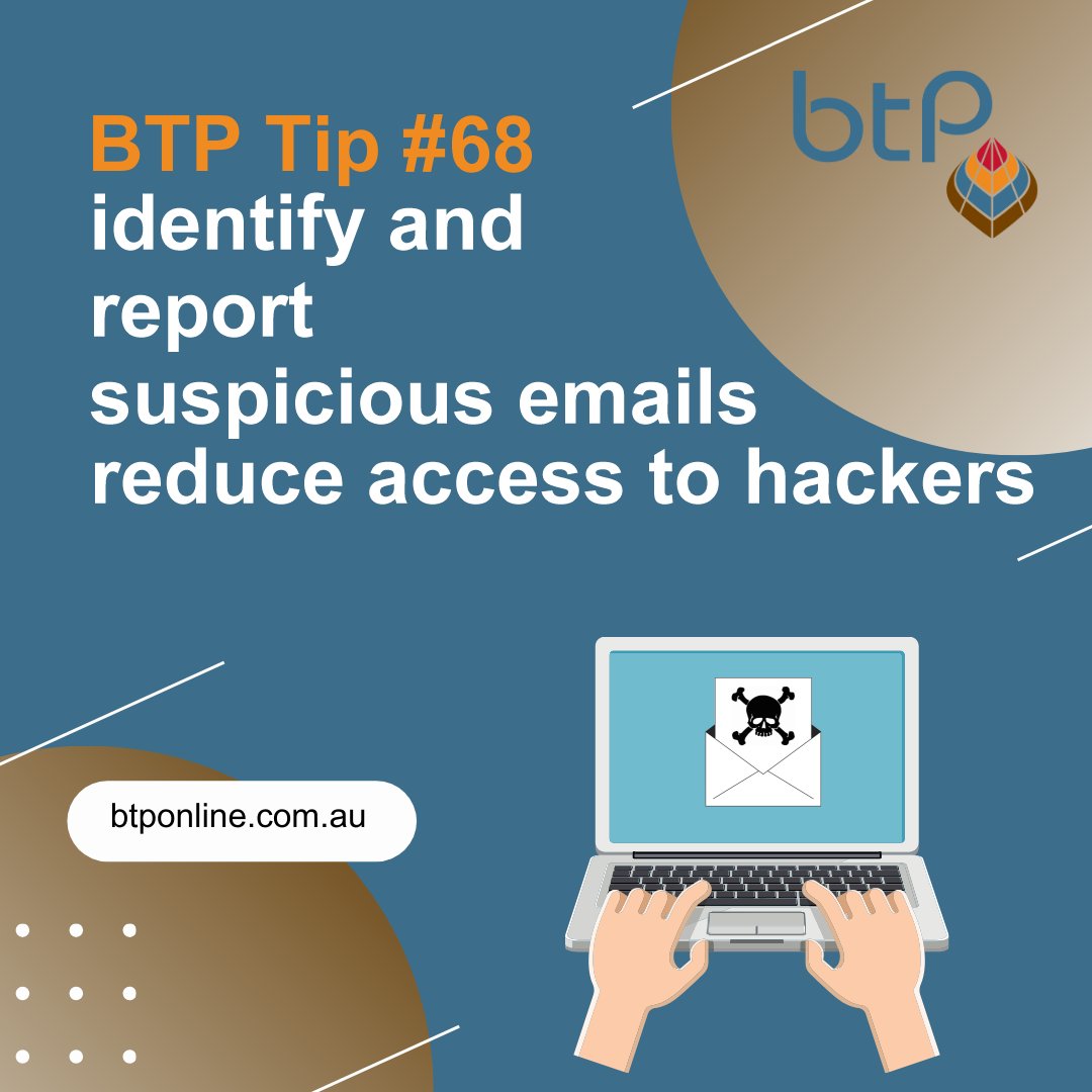 BusTechPartners's tweet image. If you have the ability with your work /personal email systems, report spam. Report scams. The more Scams and other malicious items are reported, the more accurate spam filters and other tools can get. The more you become accustomed to spotting threats, the safer we will all be.