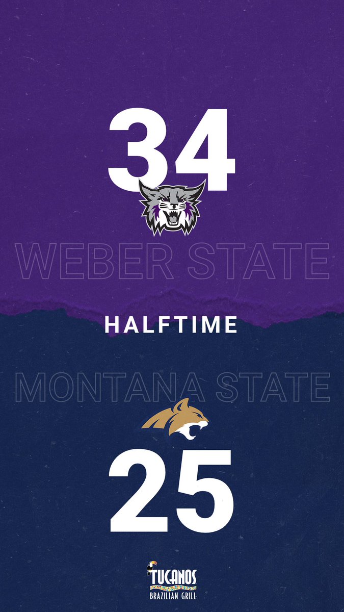 Wildcats lead the Bobcats at halftime in Boise! #WeAreWeber