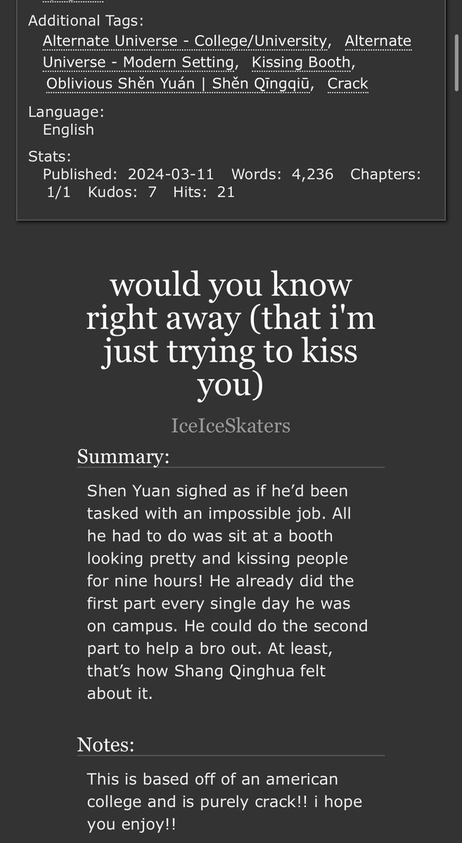 New fic!!
-Bingyuan
-College AU
-Kissing Booth
🔗 in replies!