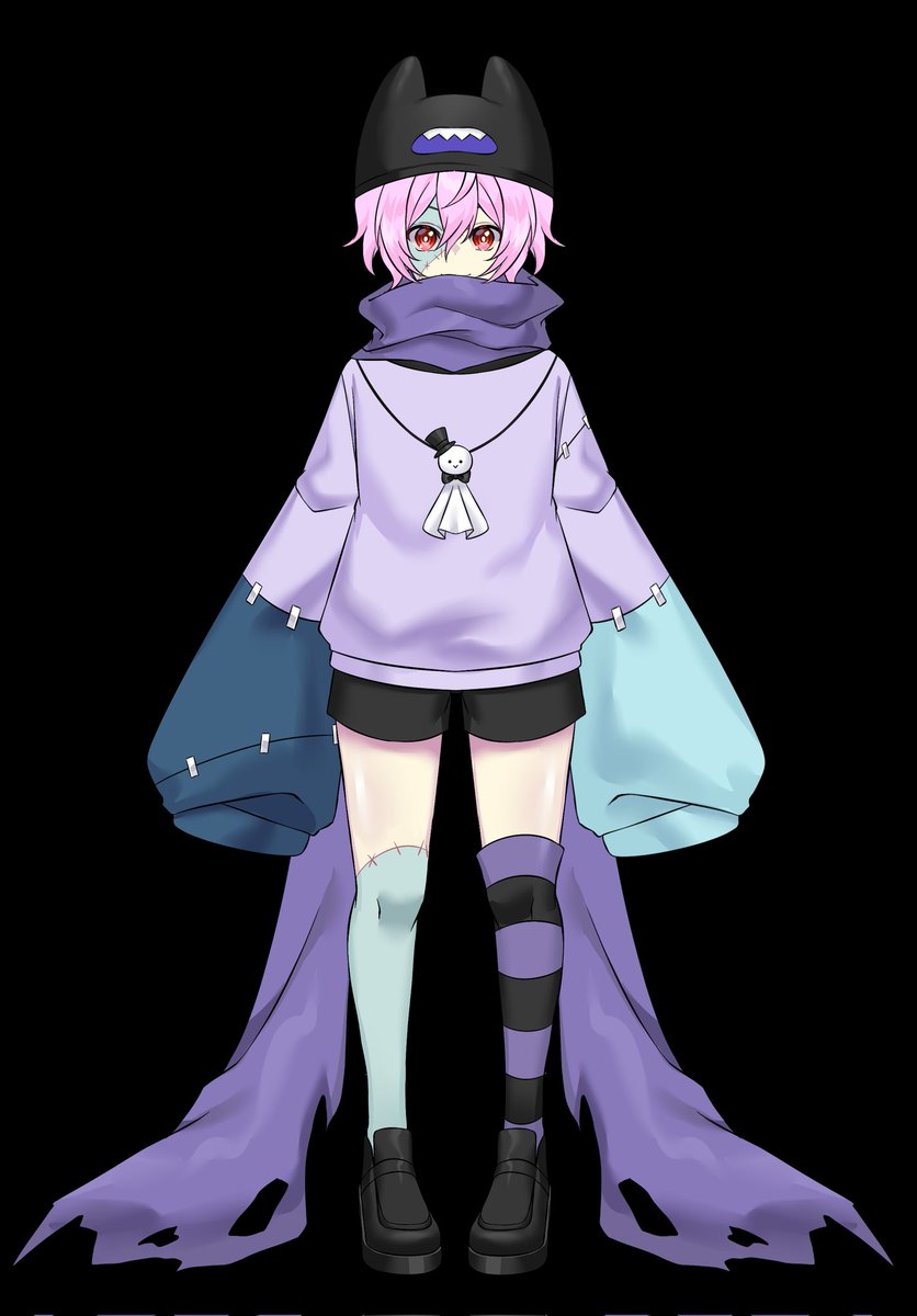 NightshadeKei's tweet image. Probably my scarf and sleeves. I'll probably spill food all over them and trip all day 

QT &amp;amp; Post a pic of your model &amp;amp; share what part of your design would cause issues for you IRL?