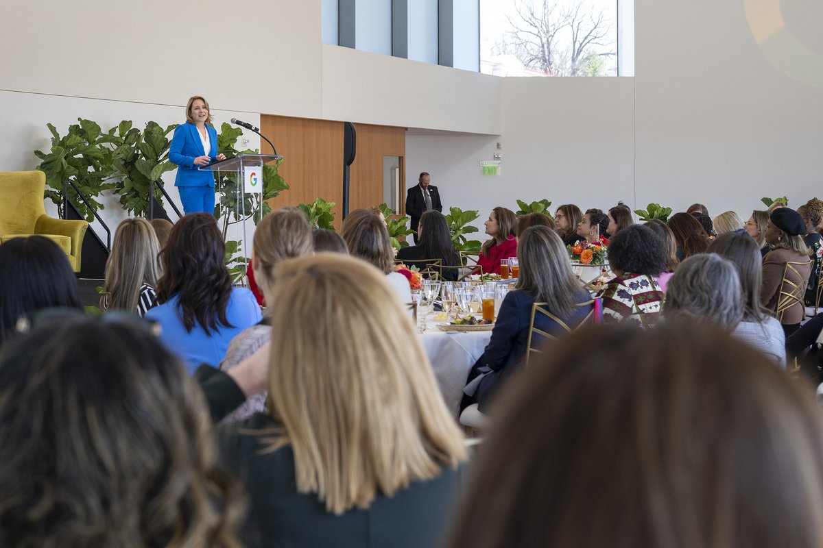 Today I joined women in tech to commemorate International Women's Day. The work that women do every day is sparking the breakthroughs that make our lives easier, ensure global security, and build and maintain peace around the world. #WomensHistoryMonth