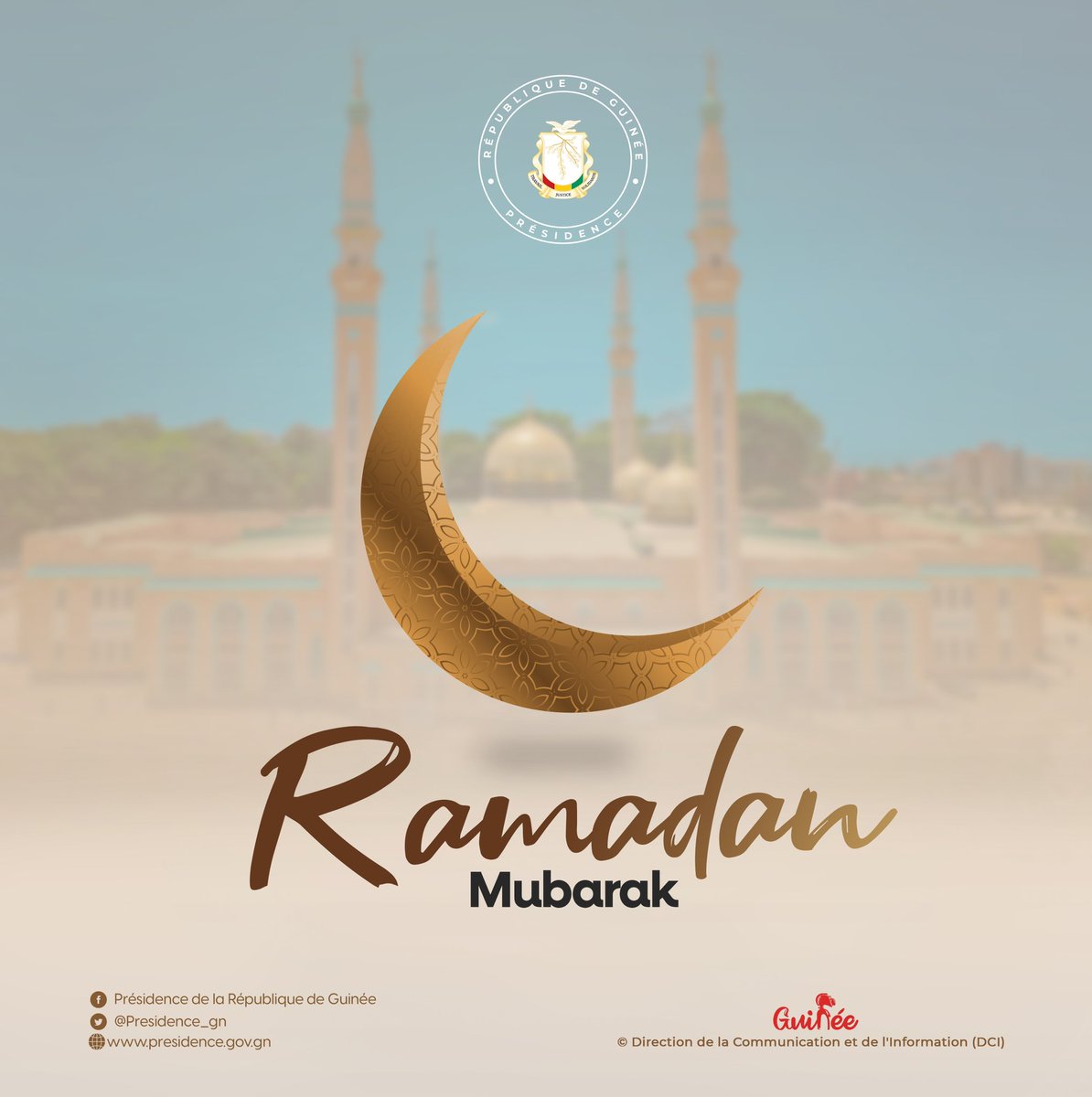 🕋🌙 | 𝐑𝐀𝐌𝐀𝐃𝐀𝐍 𝟐𝟎𝟐𝟒

𝗘𝘅𝗰𝗲𝗹𝗹𝗲𝗻𝘁 𝗥𝗮𝗺𝗮𝗱𝗮𝗻 𝗮̀ 𝘁𝗼𝘂𝘁𝗲𝘀 𝗲𝘁 𝗮̀ 𝘁𝗼𝘂𝘀 !

#PresidenceGN #Ramadan24