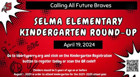 We are so excited to meet our newest SES Braves on 4/19/24. Come and join our amazing school family! #LPSelma #Classof2037