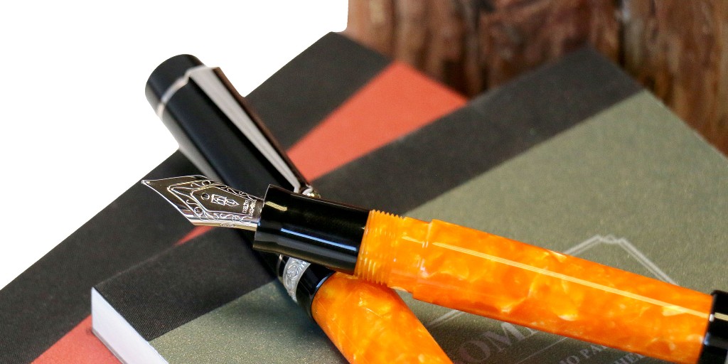 PenChalet's tweet photo. A favorite for being effortlessly stylish, the Delta DV Original is now available in "slim." Get a better look at this new arrival now: https://t.co/6fKhJt1sTo @deltapens #DeltaPens #DeltaDV #FountainPens #SlimFountainPens #NewPens #Writing #PenChalet https://t.co/zxT34MwkVT