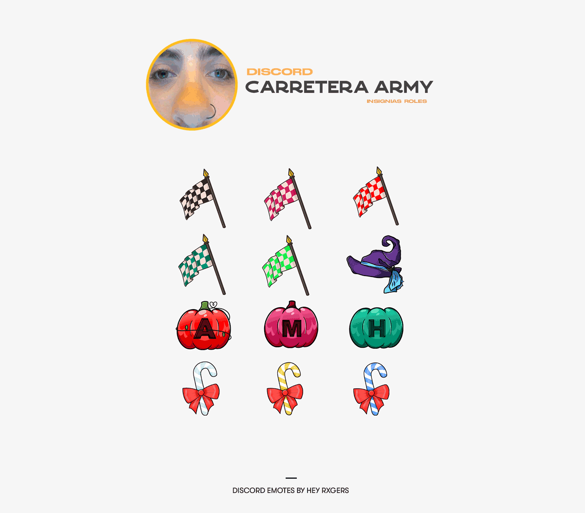 justmaffy_'s tweet photo. ╭─・─ ₊˚✿ Badges for "ARMY Road" from @rodricarreraaa .

Join their discord, they are really funny people there! 💞
#emotes #commissions #stramers https://t.co/qzzZTCBeIj