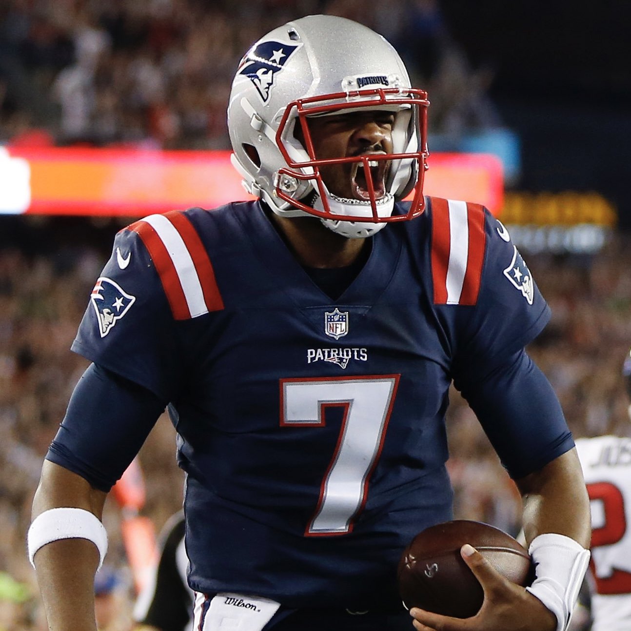 NFL Stats on X The Patriots are signing QB Jacoby Brissett per JFowlerESPN. Thoughts on this photoshop https t OQyd209ANo X