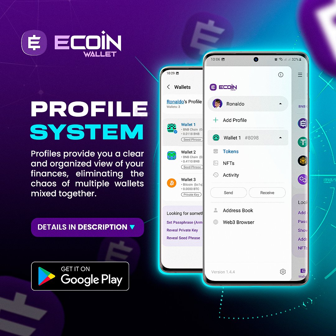 ECOIN Wallet tweet media