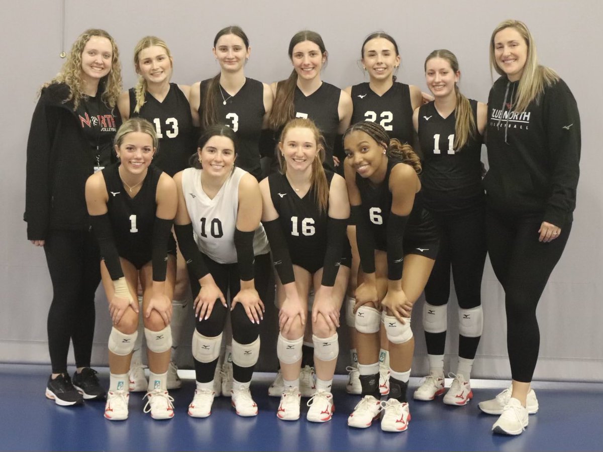 Congratulations to Mizuno Club North 18 Angela for officially earning a Liberty bid to 18s Nationals! Your Club North family is so proud of you! ❤️🏐🖤e