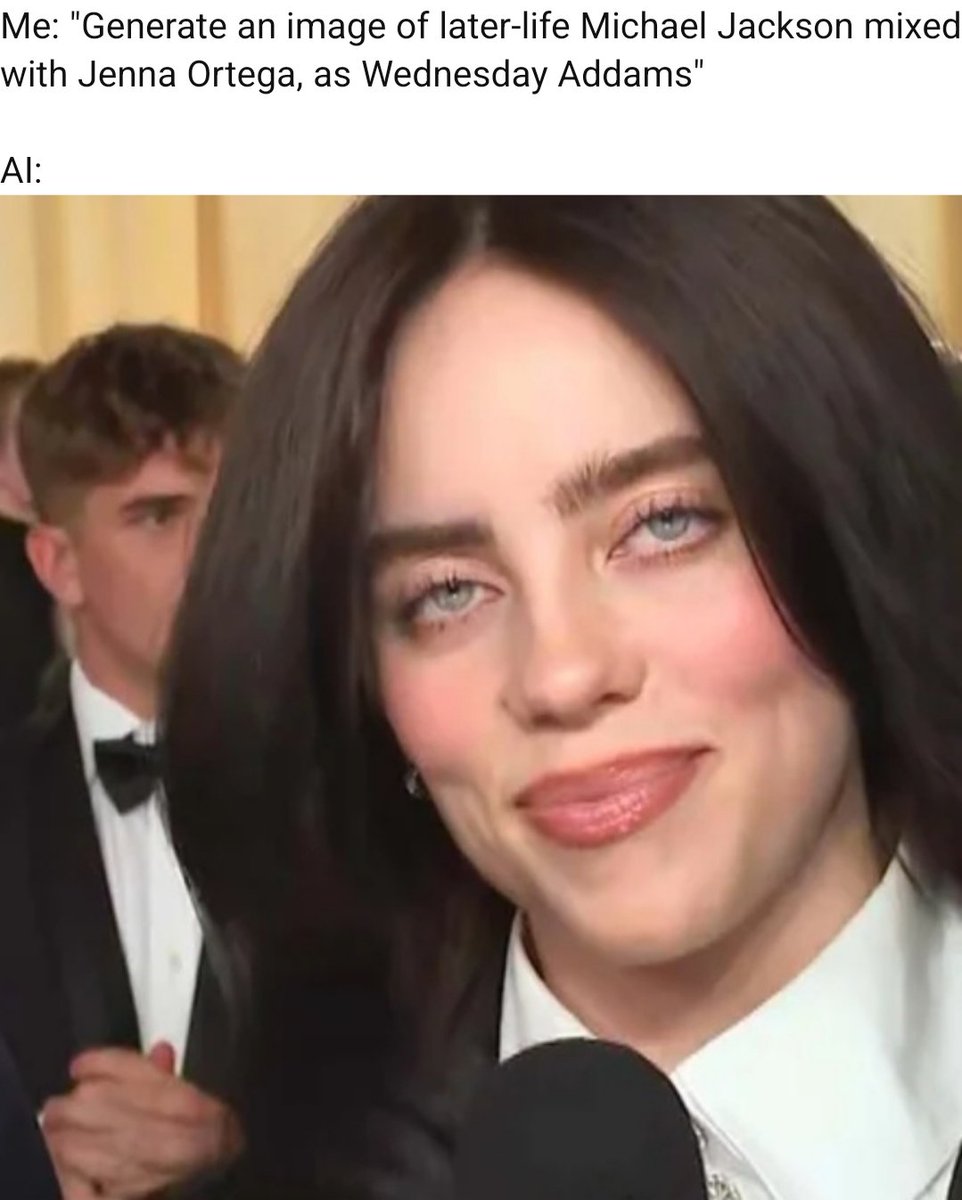 Hoping <a href="/billieeilish/">billie eilish</a> and Jenna Ortega come to my house and beat me up 🥵🥵🥵

#Oscars #oscarsmemes #viral #jennaortega #BillieEilish #FYP  #fypシ #ocmeme