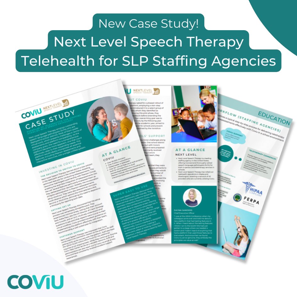 🖥️It can feel overwhelming as an SLP switching to a superior telehealth software, right? 😍Well we've made it simple for you in our NEW CASE STUDY, which shines the spotlight on Next Level Speech Therapy, P..C ⭐Read here: bit.ly/4a3pvIN ⭐ #staffingagenciesslps